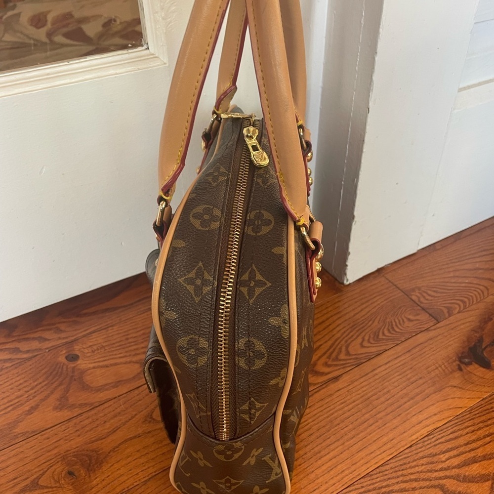 Louis Vuitton Brown Monogram Satchel - Picture 4 of 11